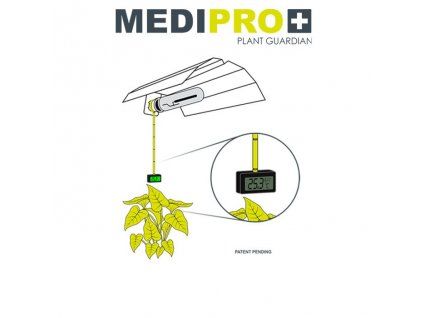 Teploměr vlhkoměr MEDIPRO Garden HIGHPRO