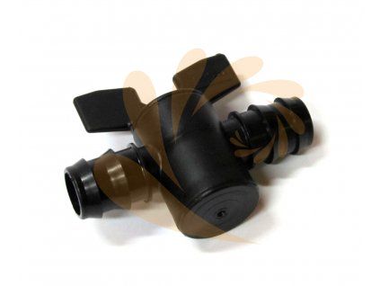 PE ventil 25 mm průběžný hadicový