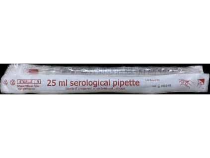 Pipeta 25 ml plastová
