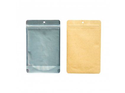 Qnubu zip sáček Kraft 28g, 235x150 mm, BALENÍ 50 ks