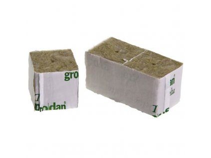 Grodan 40x40x40 mm, sadbovací kostky s dírou, BOX 2250 KS