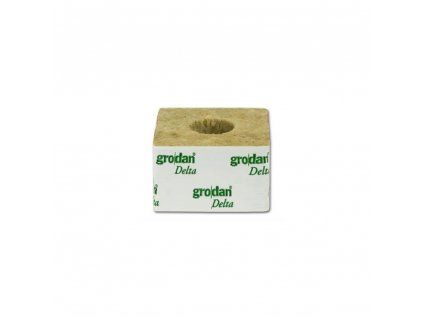 Grodan 100x100x65 mm, pěstební kostky s dírou 42x40 mm, BOX 216 KS