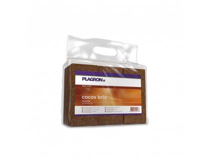 Plagron Cocos Brix 9 l, dehydrovaný kokos briketa 6 ks