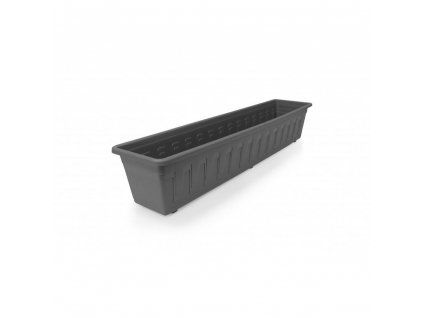 Plastkon truhlík Garden Antracit, 80x17x15 cm