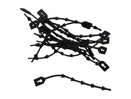 Clips gumový, k bambusové tyči, délka 12 cm, 1 ks
