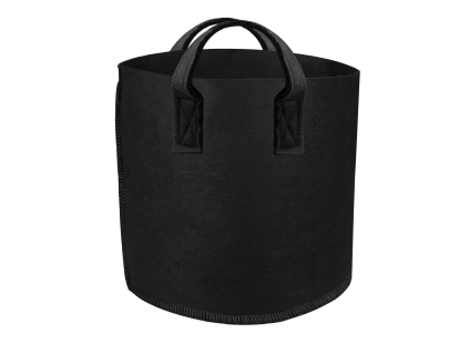 gutpot textilni kvetinac cerny 26l