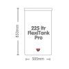 Autopot nádrž Flexitank PRO 225 l