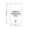 Autopot nádrž Flexitank PRO 400 l