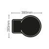 Autopot 1Pot XL tray&lid black podmiska (Aquavalve5)