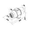 Dalap AP Quiet 100 mm, 170/240 m3/h