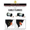 Secret Jardin Cable Flange průměr 70 mm dvojitý