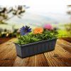 Plastkon truhlík Garden Antracit, 60x17x15 cm