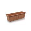 Plastkon truhlík Garden Hnědý, 50x17x15 cm
