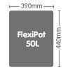 50L AutoPot FlexiPot Dimensions Icon WEB